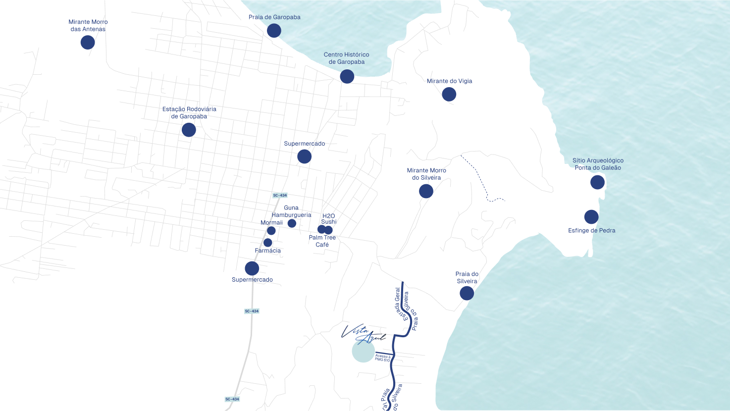 Mapa do Entorno do empreendimento