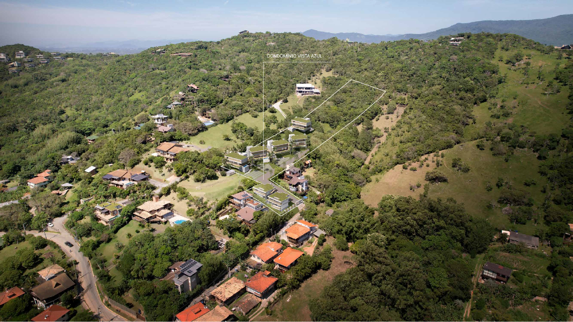 Terreno com área total de 9.845,52 m²